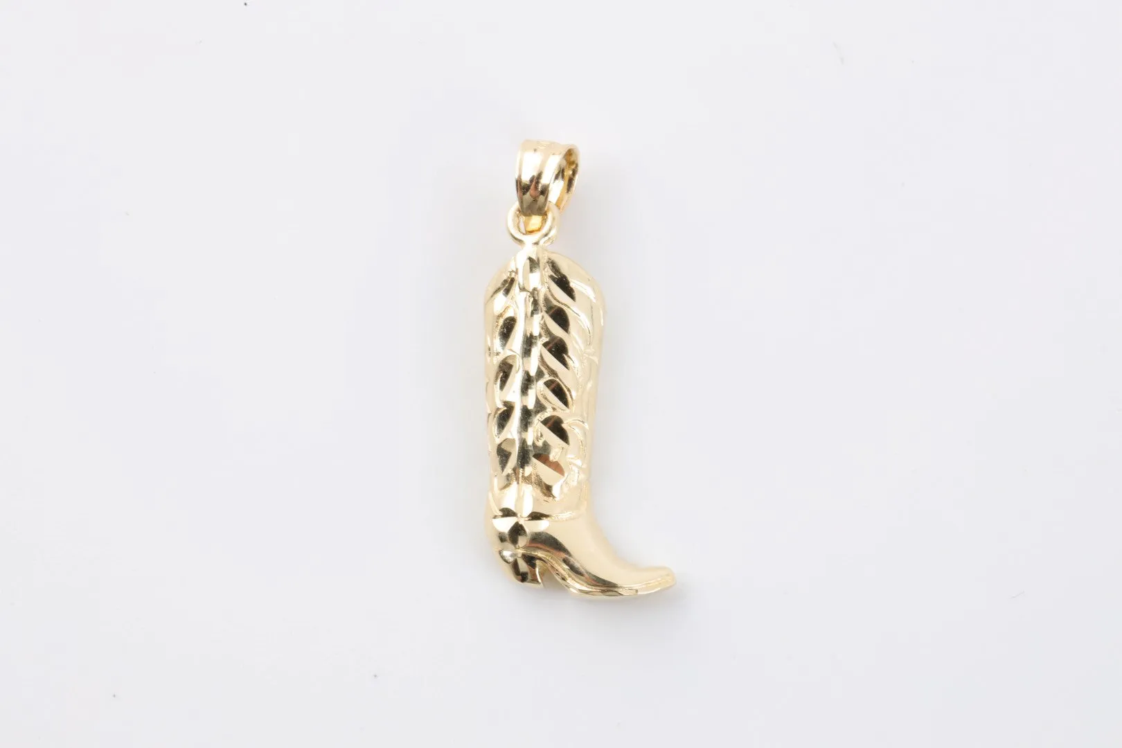 14k Yellow Gold Boot Pendant (1.64g.)