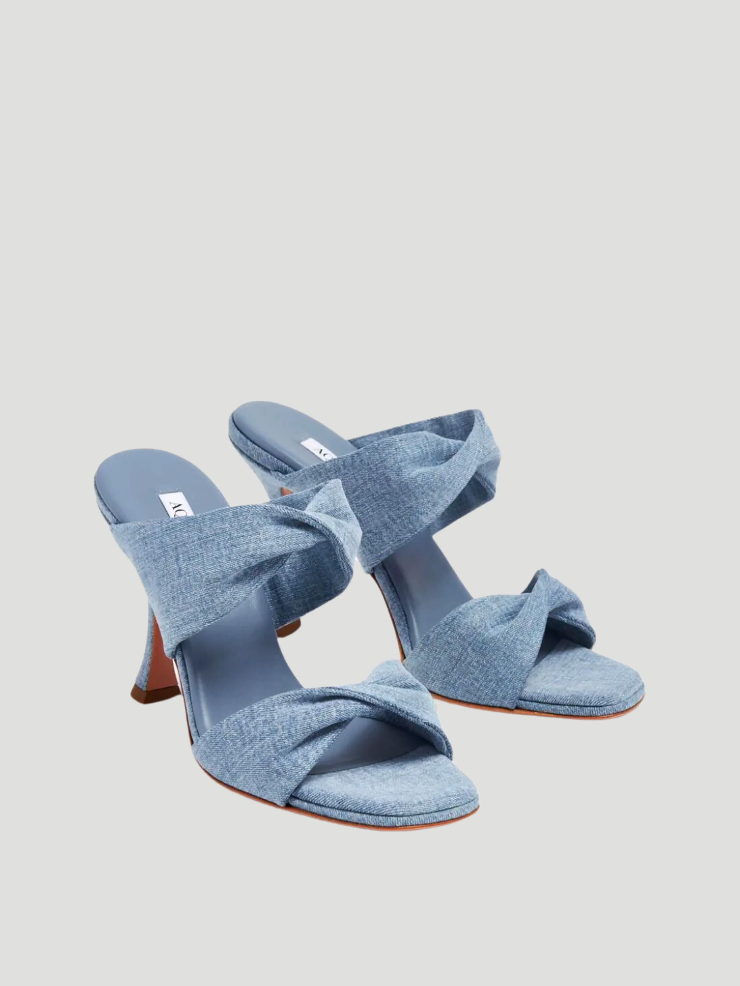 95mm Denim Twist Sandal