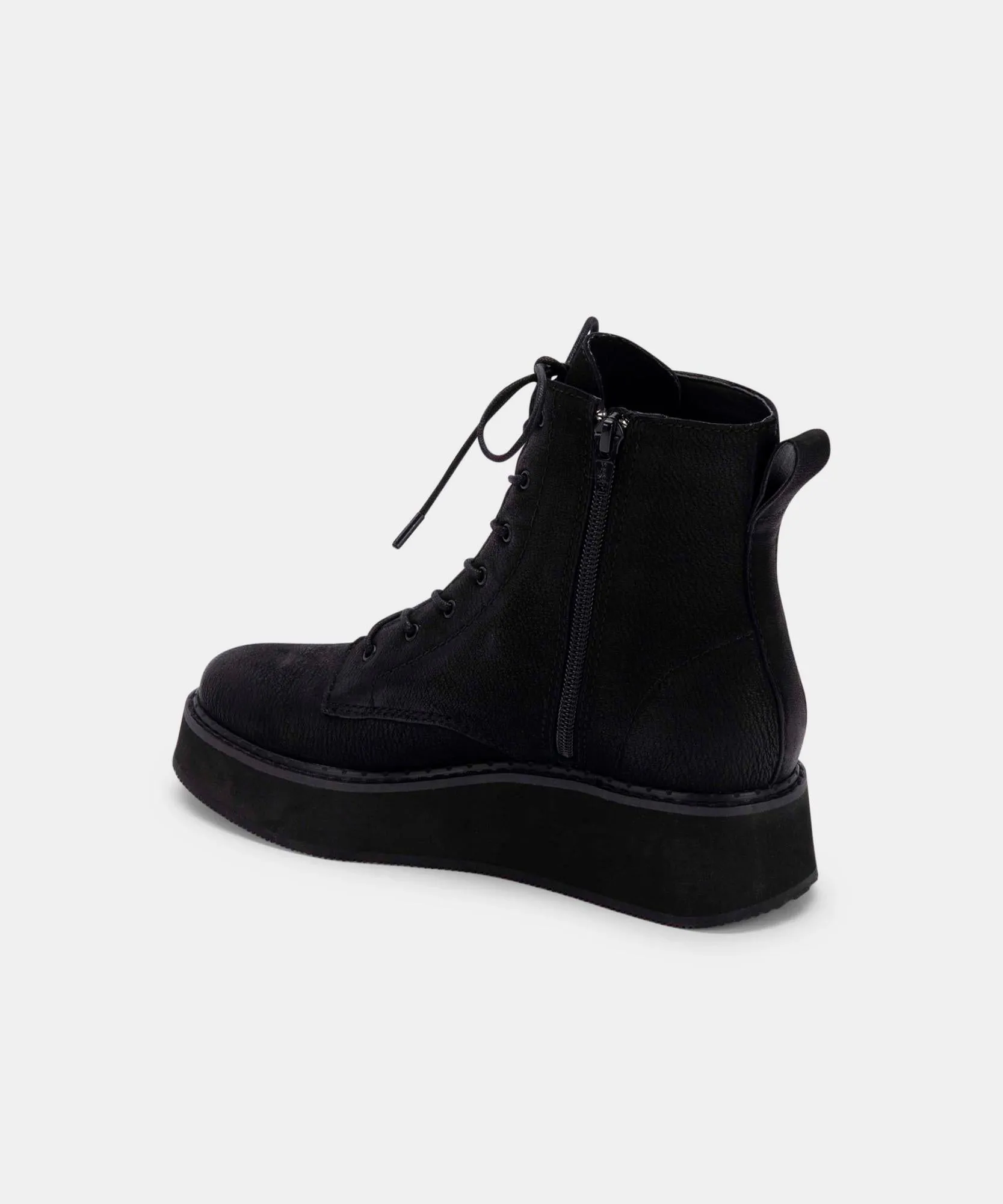 ADYSON BOOTIES BLACK NUBUCK re:vita