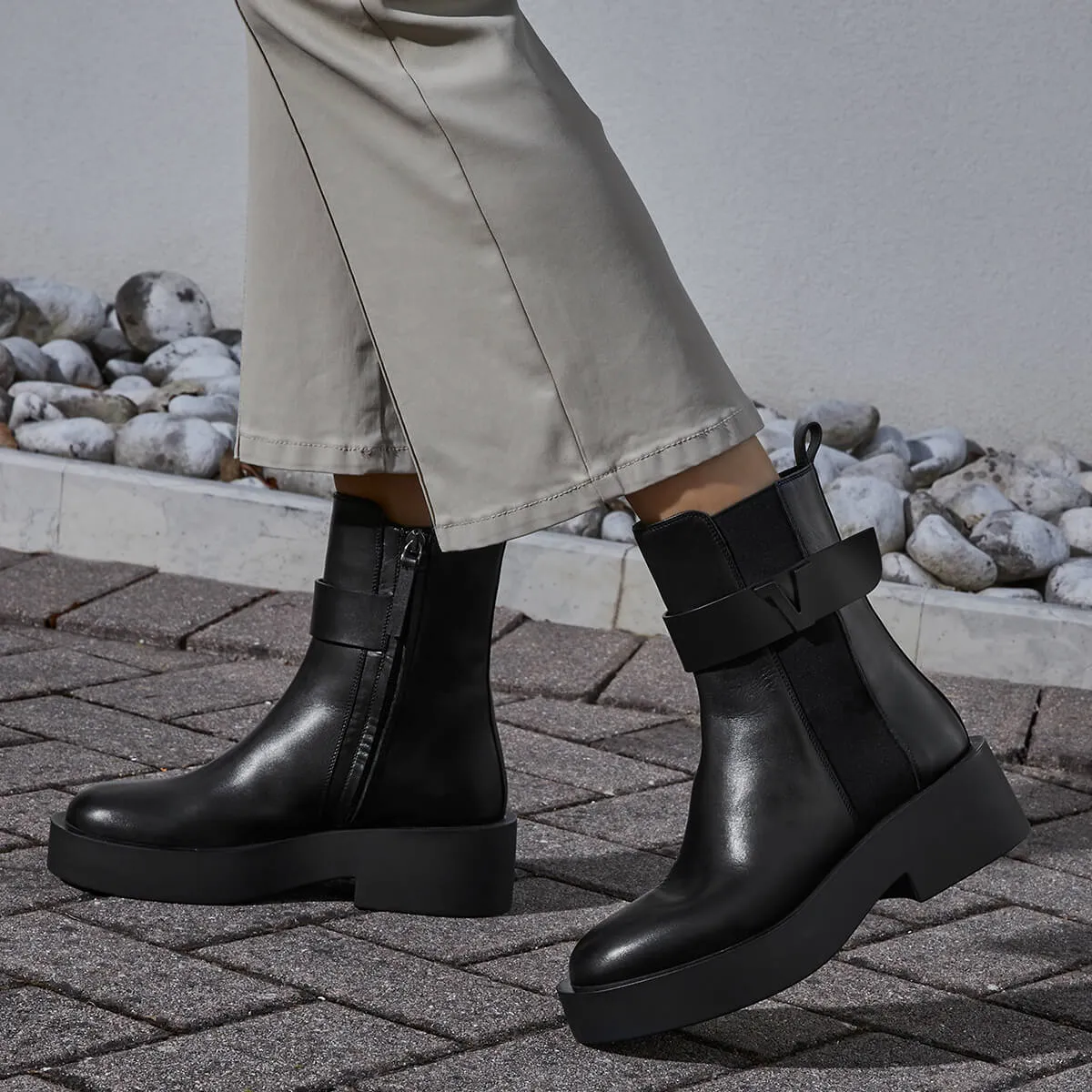 Aelia | Women's leather ankle boot