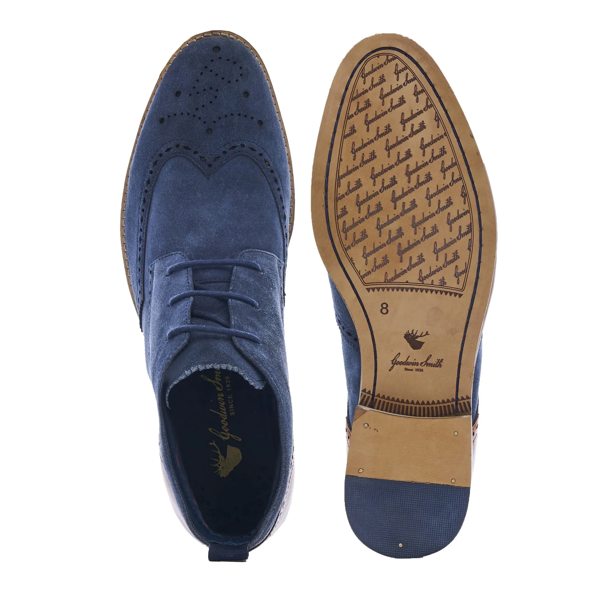 ALED NAVY SUEDE CHUKKA BOOT