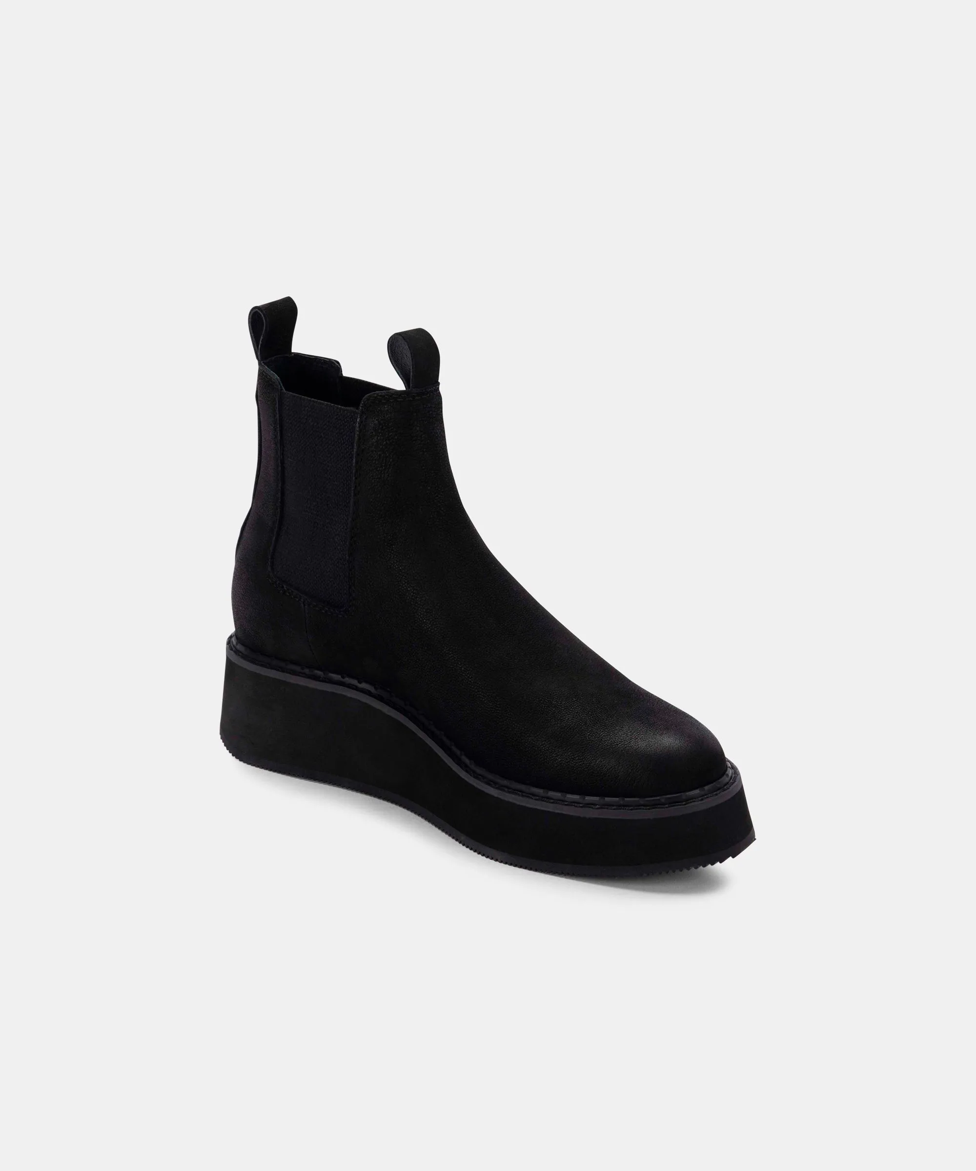 ARLETE BOOTIES BLACK NUBUCK re:vita