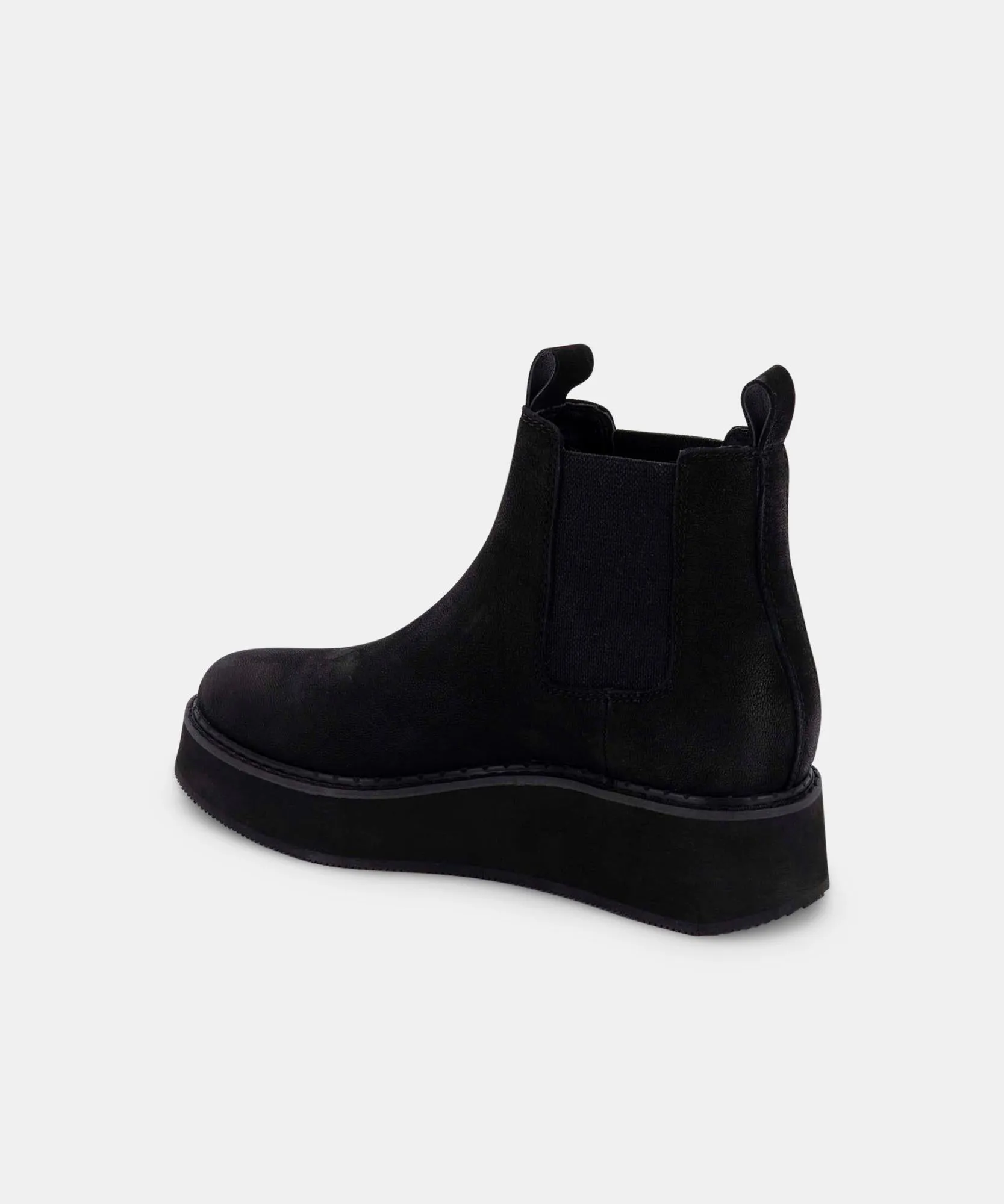 ARLETE BOOTIES BLACK NUBUCK re:vita