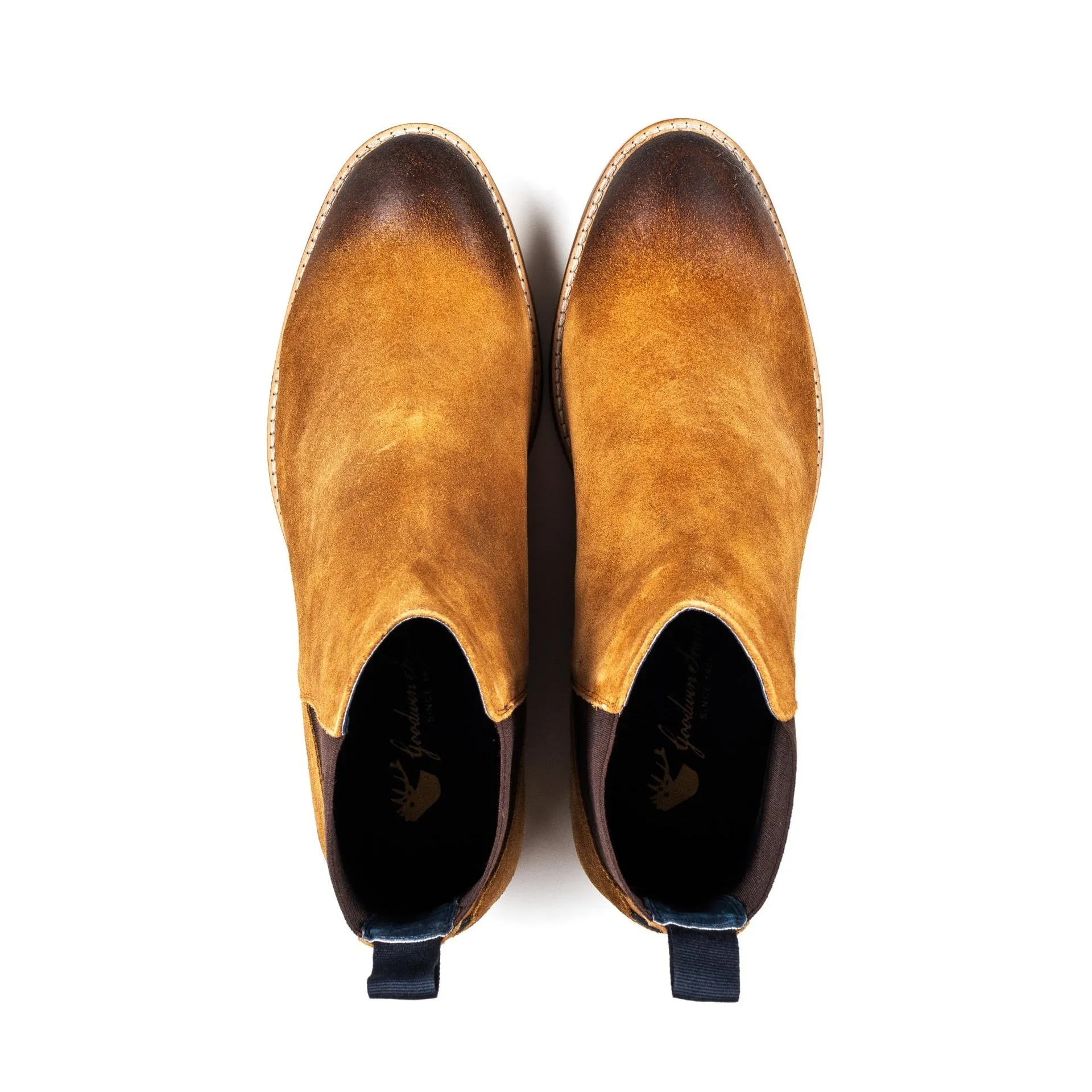 ARLO TAN SUEDE CHELSEA BOOT