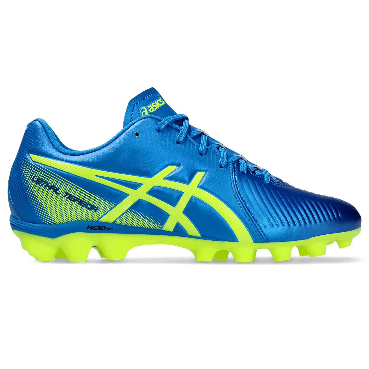 Asics Lethal Tigreor IT 3 FG Junior Football Boot BLUE/SAFTETY YELLOW