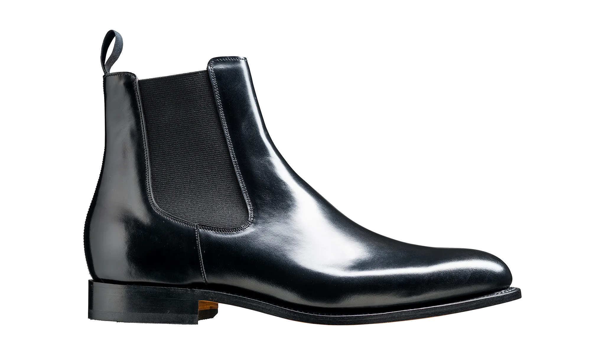 Barker Bedale Chelsea Boot - Hi Shine Black