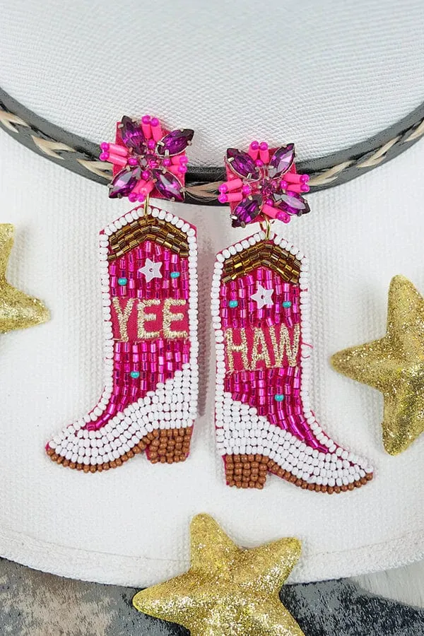 BeJeweled COWBOY BOOT Earrings