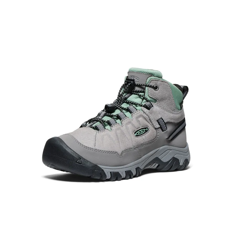 Big Kids' Targhee IV Waterproof Hiking Boot  |  Alloy/Granite Green