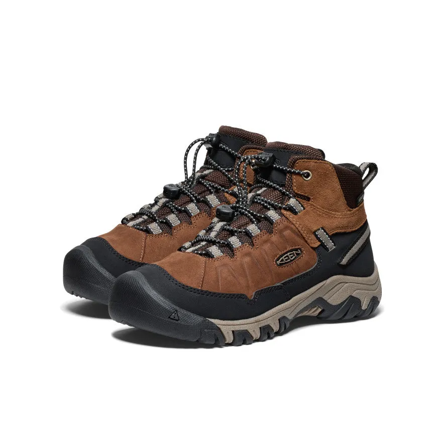 Big Kids' Targhee IV Waterproof Hiking Boot  |  Bison/Brindle