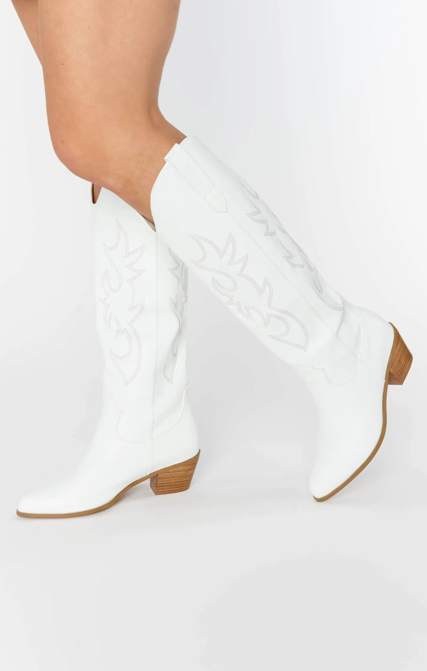 Billini Urson Wide Calf Boot ~ White