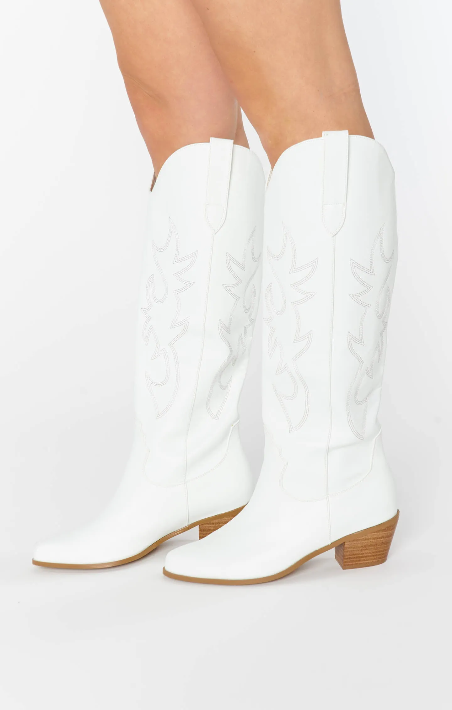 Billini Urson Wide Calf Boot ~ White