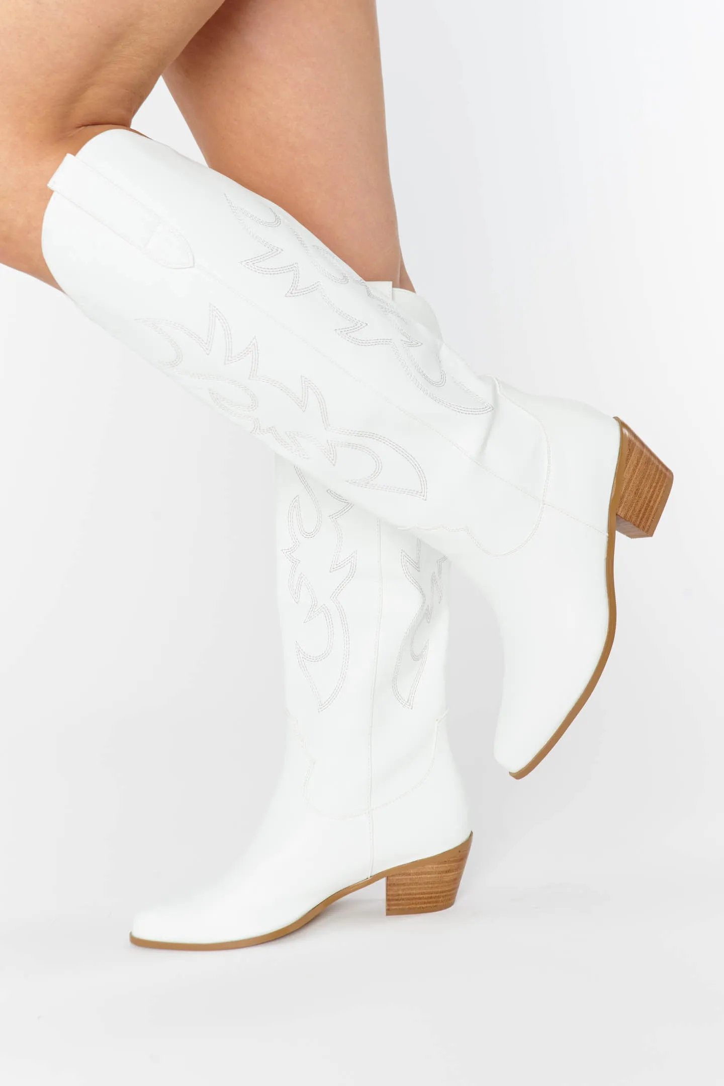 Billini Urson Wide Calf Boot ~ White