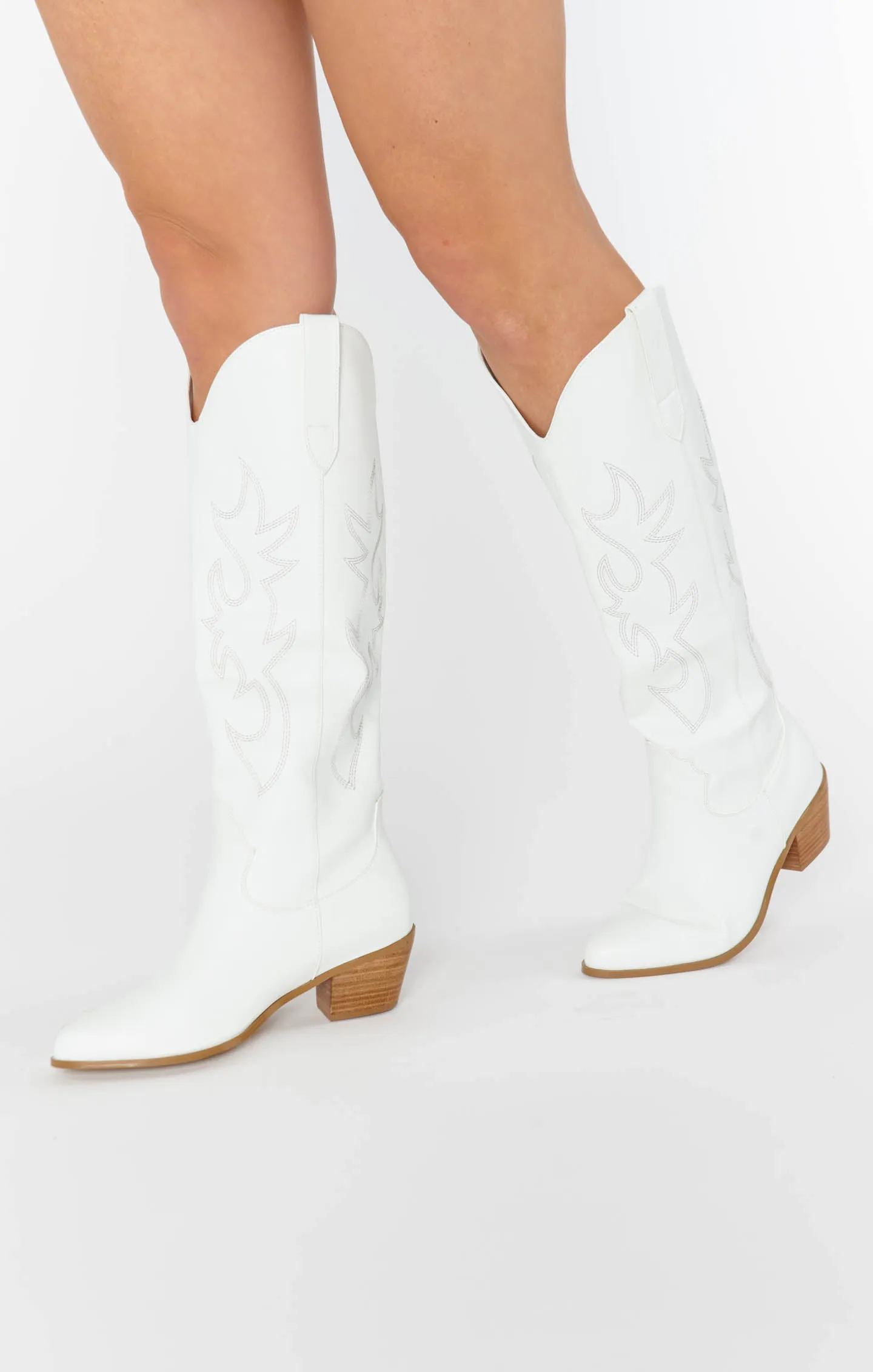 Billini Urson Wide Calf Boot ~ White