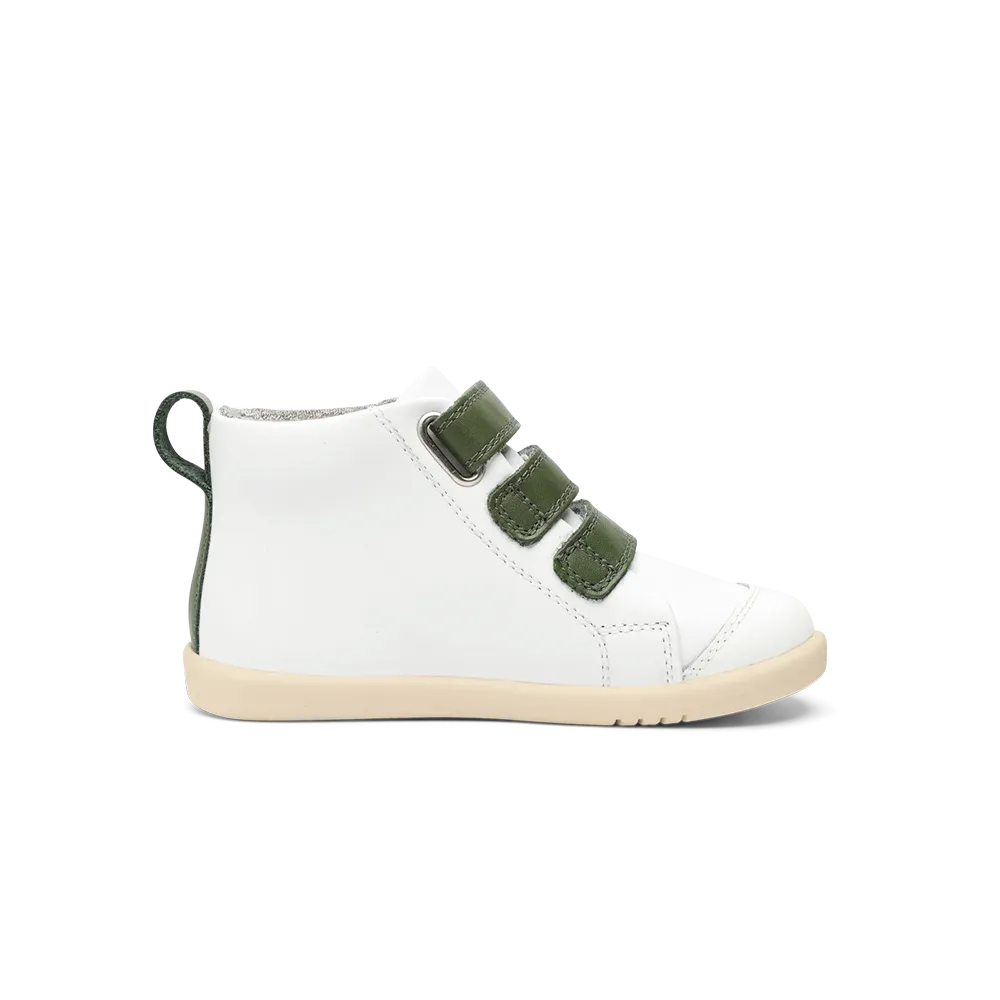 Bobux I-Walk Hi Court White   Forest