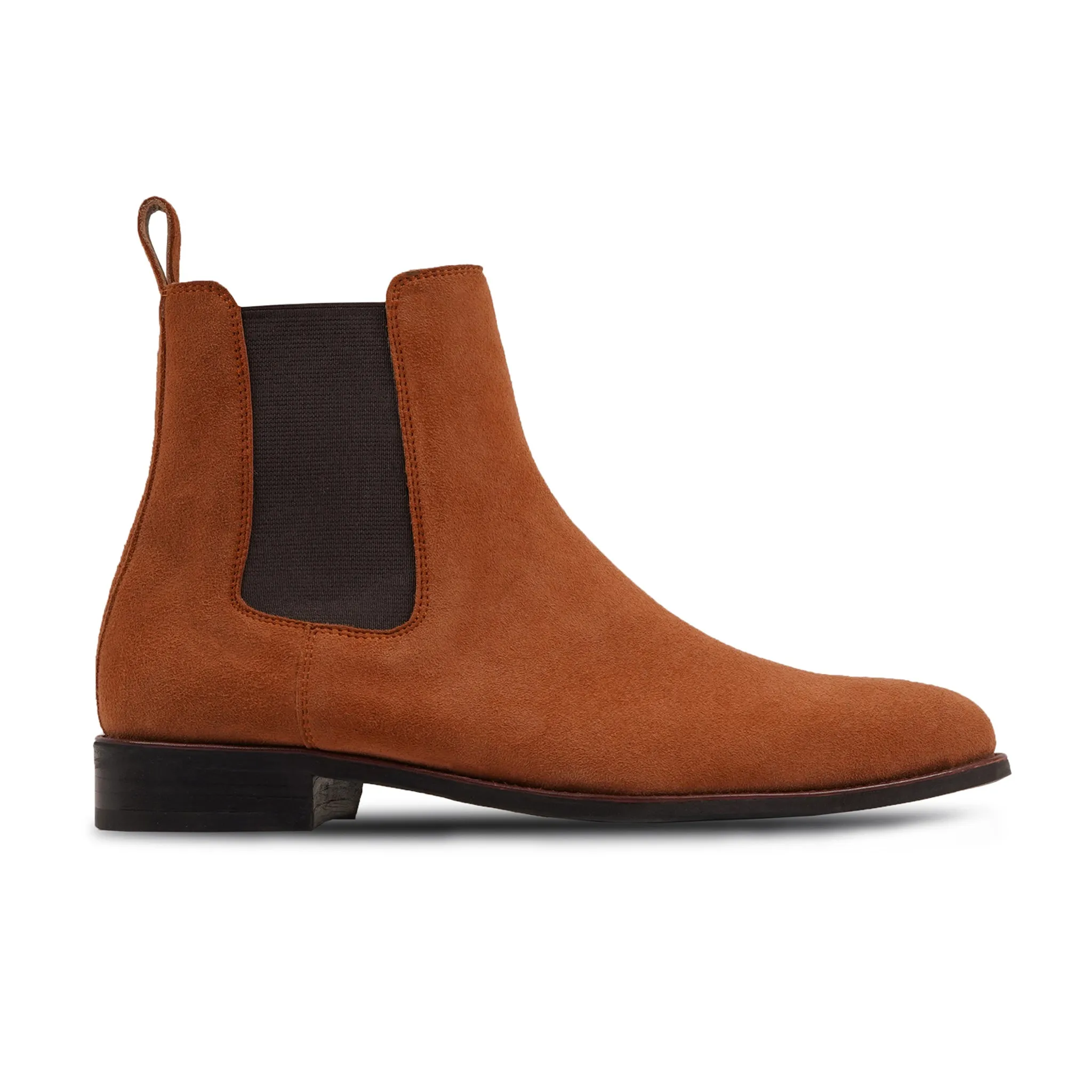 BOCHUM - ORANGE TAN KID SUEDE CHELSEA