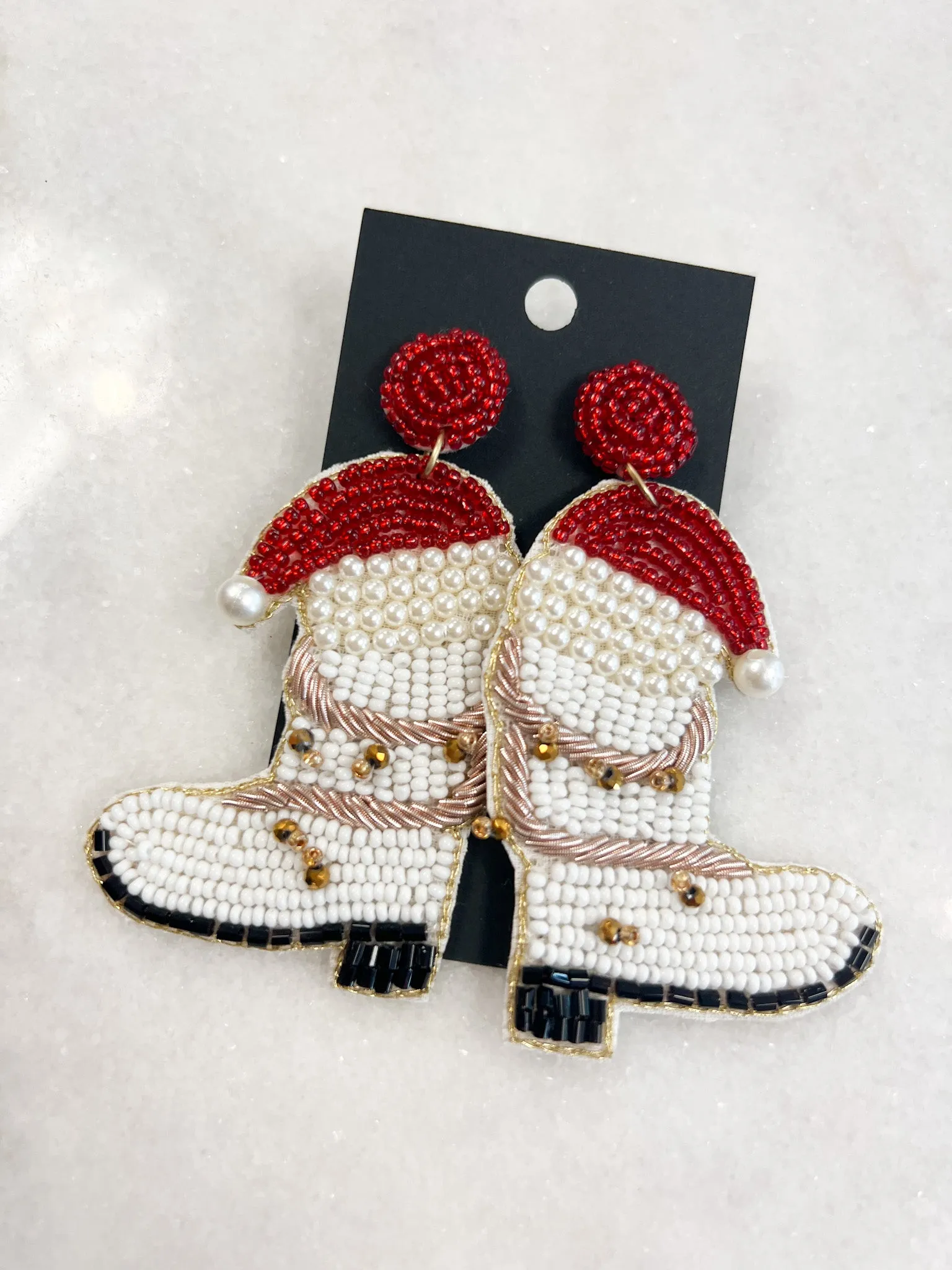 Boot With Lights Earrings