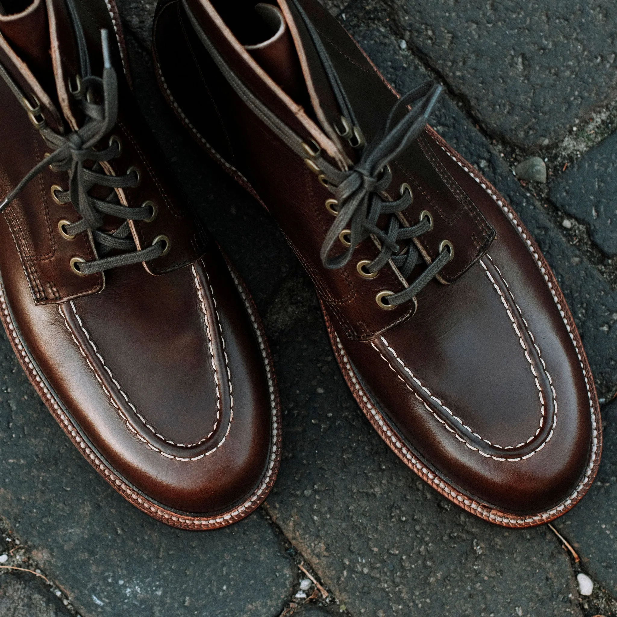 Brass Boot Crimson Chromexcel