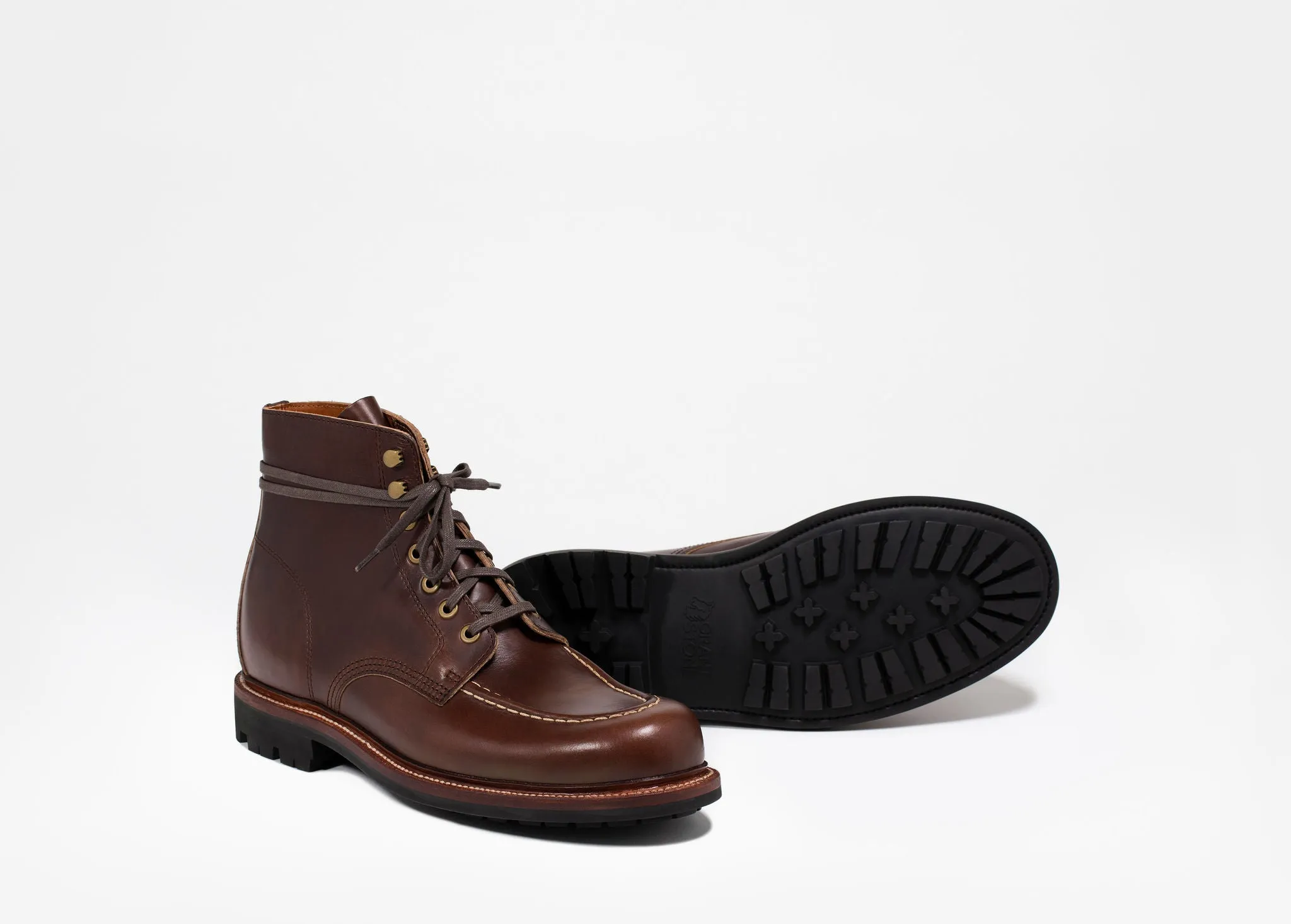 Brass Boot Crimson Chromexcel