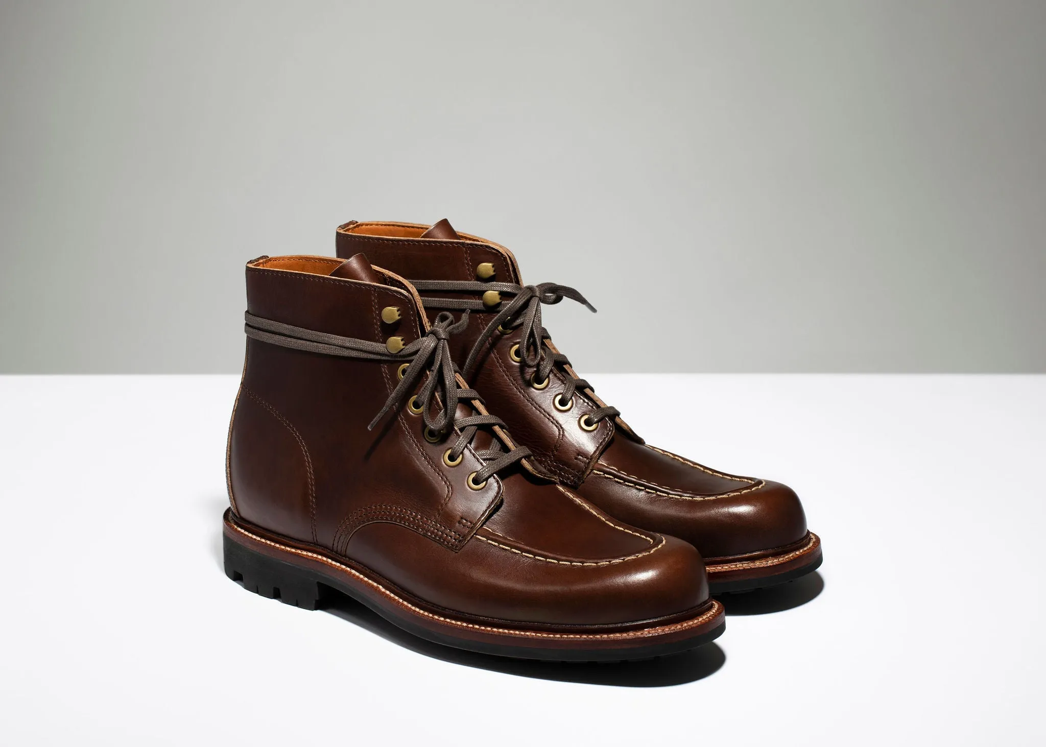 Brass Boot Crimson Chromexcel