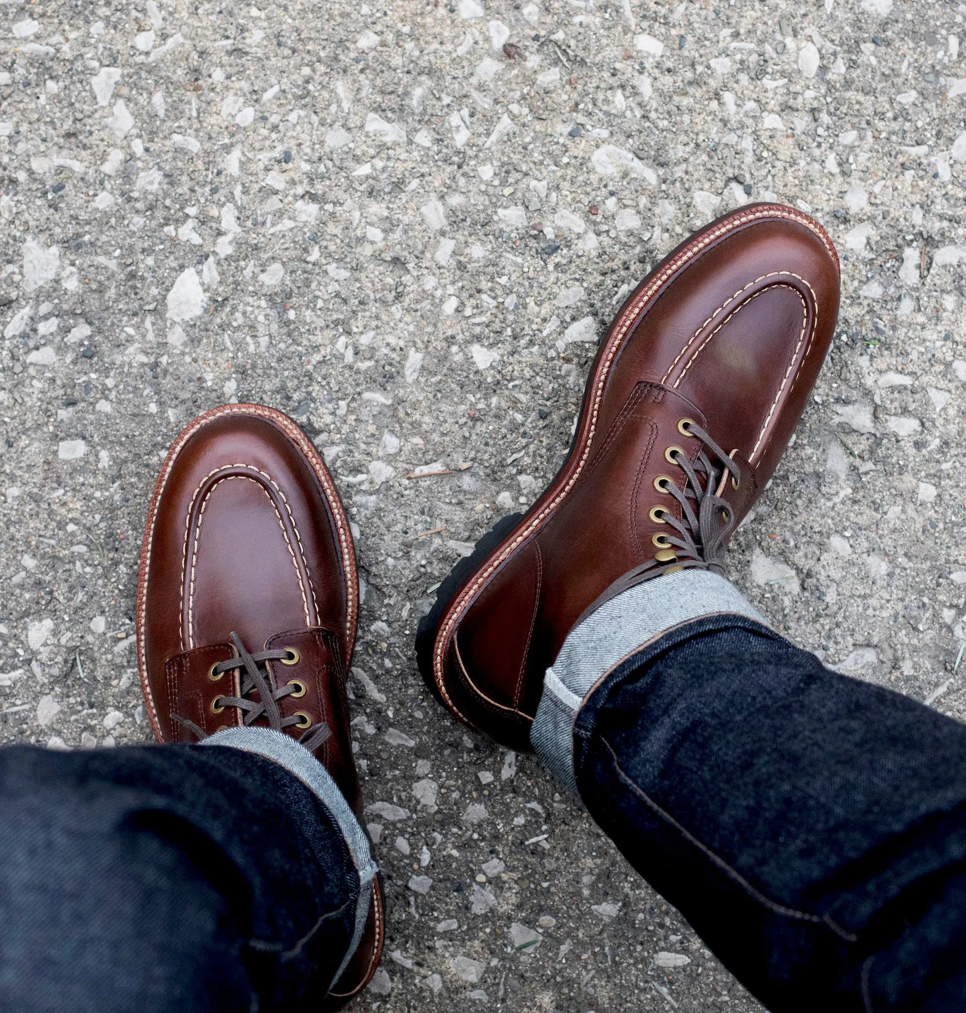 Brass Boot Crimson Chromexcel