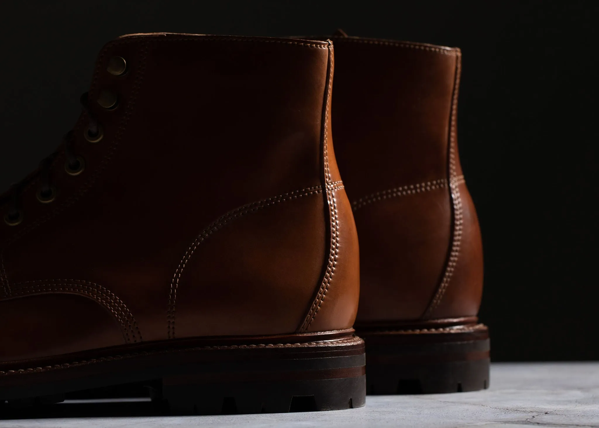 Brass Boot Honey Glazed Shell Cordovan