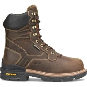 Carolina Men's Cardinal 8 Comp Toe WP 600G Ins Work Boot -Brown- CA7838