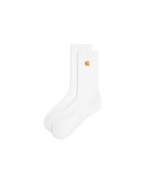 Chase Sock - White / Gold