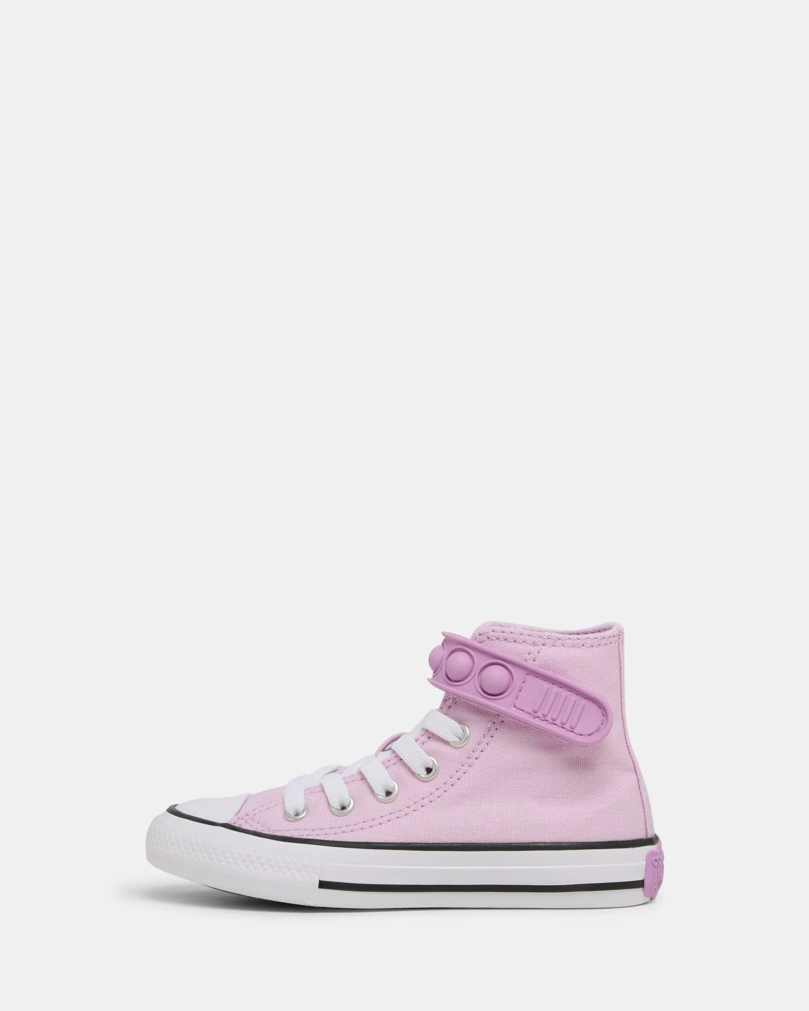 Chuck Taylor All Star 1V Hi Bubble Strap Youth Lilac/Grape/White