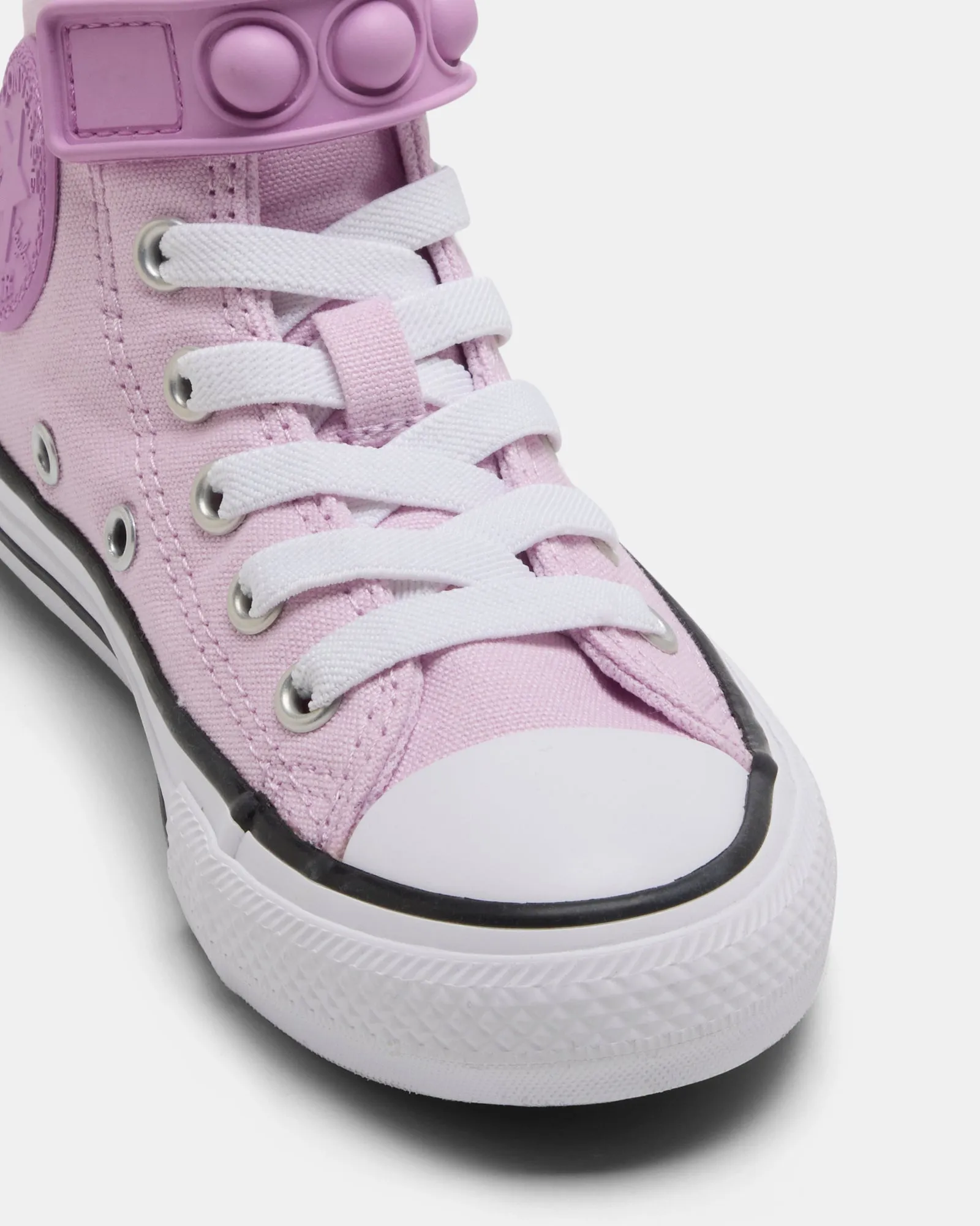 Chuck Taylor All Star 1V Hi Bubble Strap Youth Lilac/Grape/White