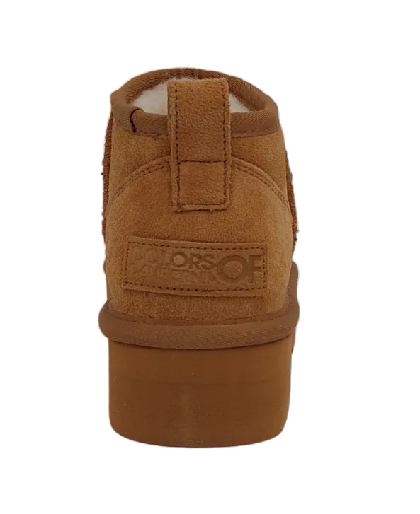 Colors Of California - Bea Platform Winter Boot Camel