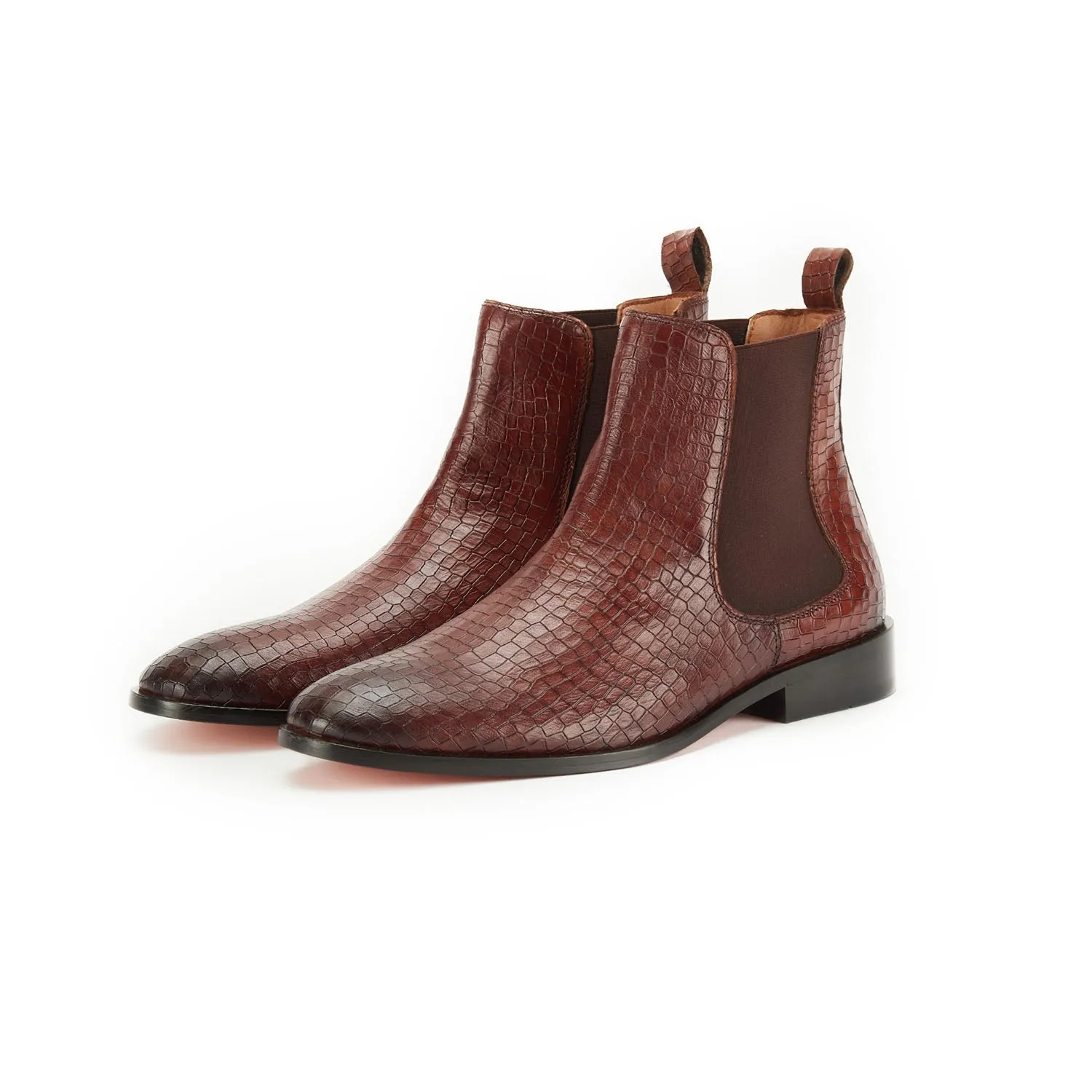 Croco Boot Brown