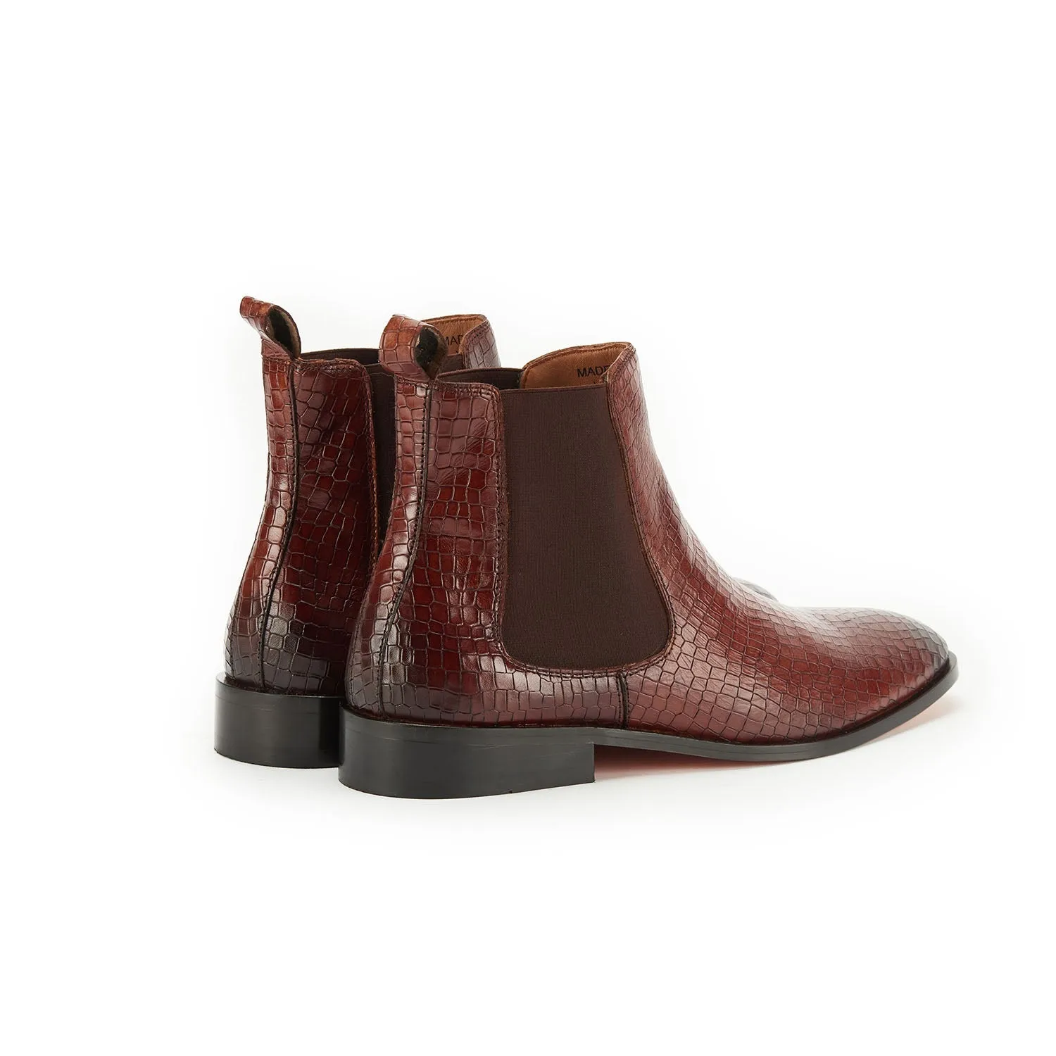 Croco Boot Brown