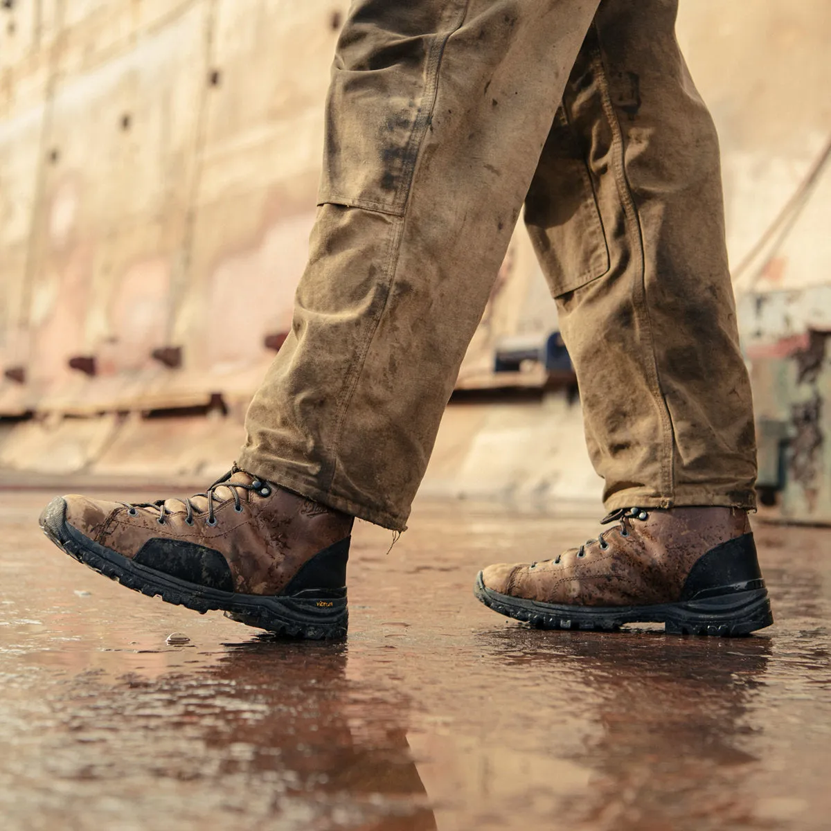 Danner Men's Stronghold 6" Comp Toe WP Work Boot -Brown- 16723