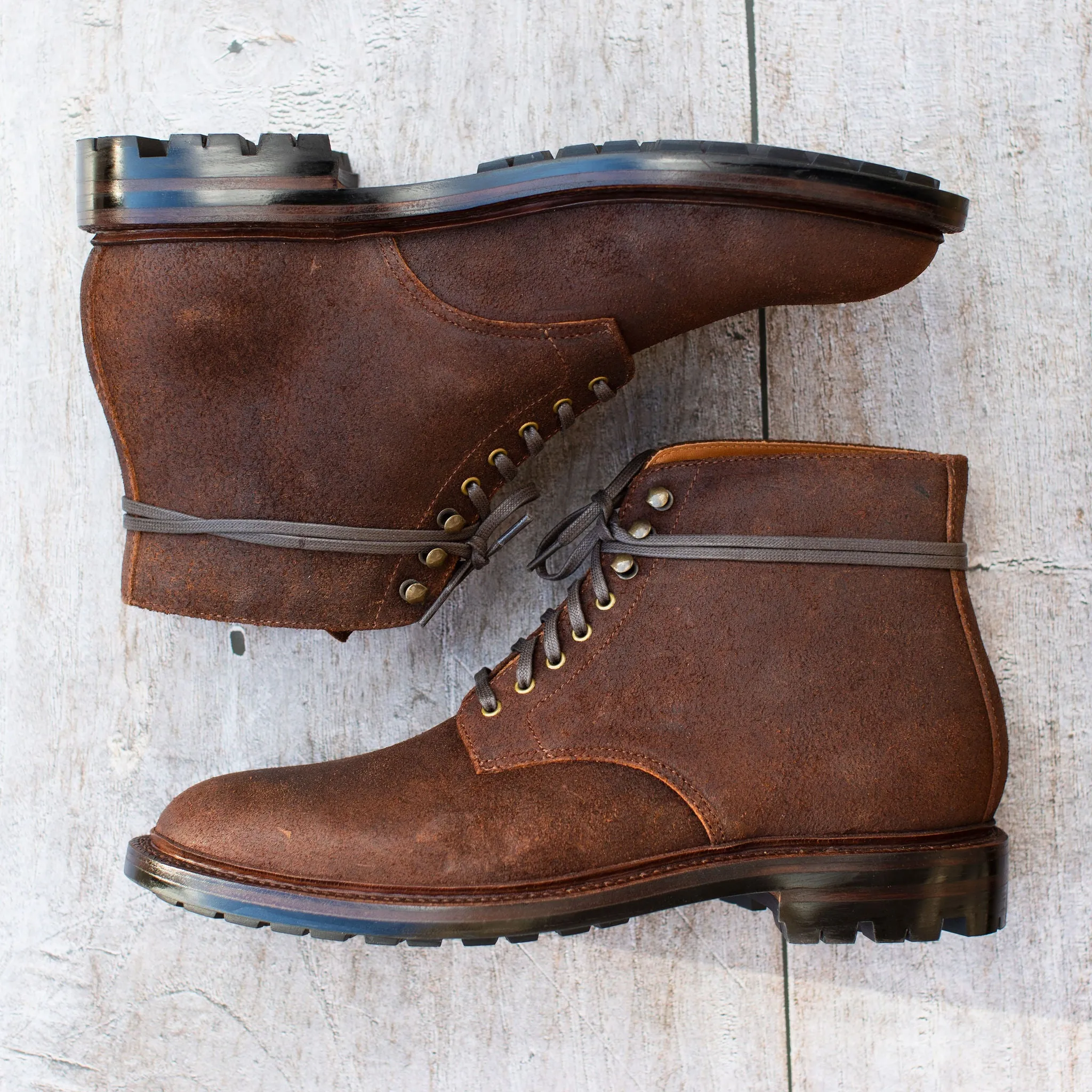 Edward Boot Dark Oak Roughout