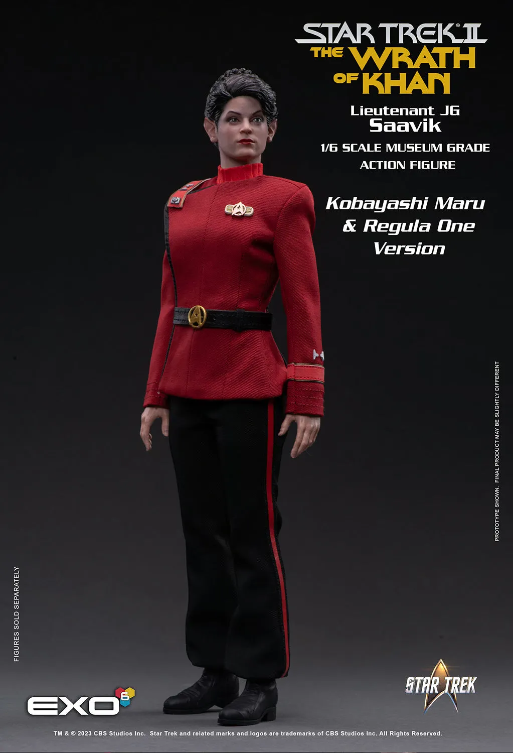 EXO-6 Star Trek The Wrath of Khan Lieutenant Saavik (Regula One Ver.) 1/6 Scale Collectible Figure