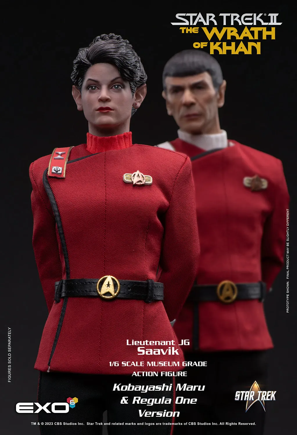 EXO-6 Star Trek The Wrath of Khan Lieutenant Saavik (Regula One Ver.) 1/6 Scale Collectible Figure