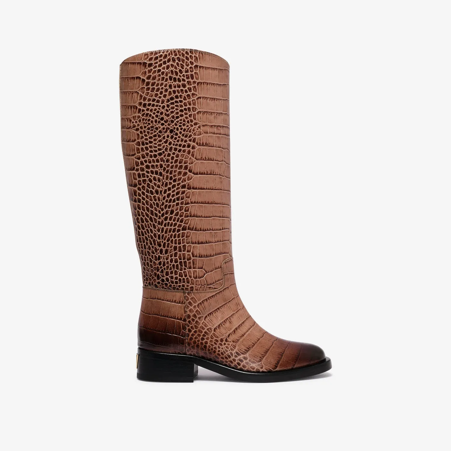 Fulvia | Women's coconut printed leather boot