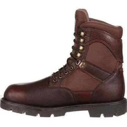 Georgia Men's Homeland 8" WP Insulated Work Boot - Brown - G109