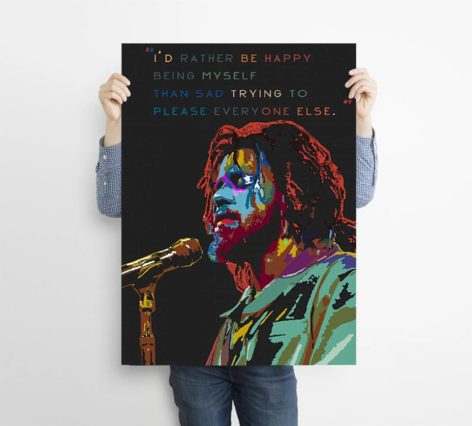 J Cole Custom Printing, Home Decor, Wall Hanging, Custom Canvas, J Cole Art, Rapper Print