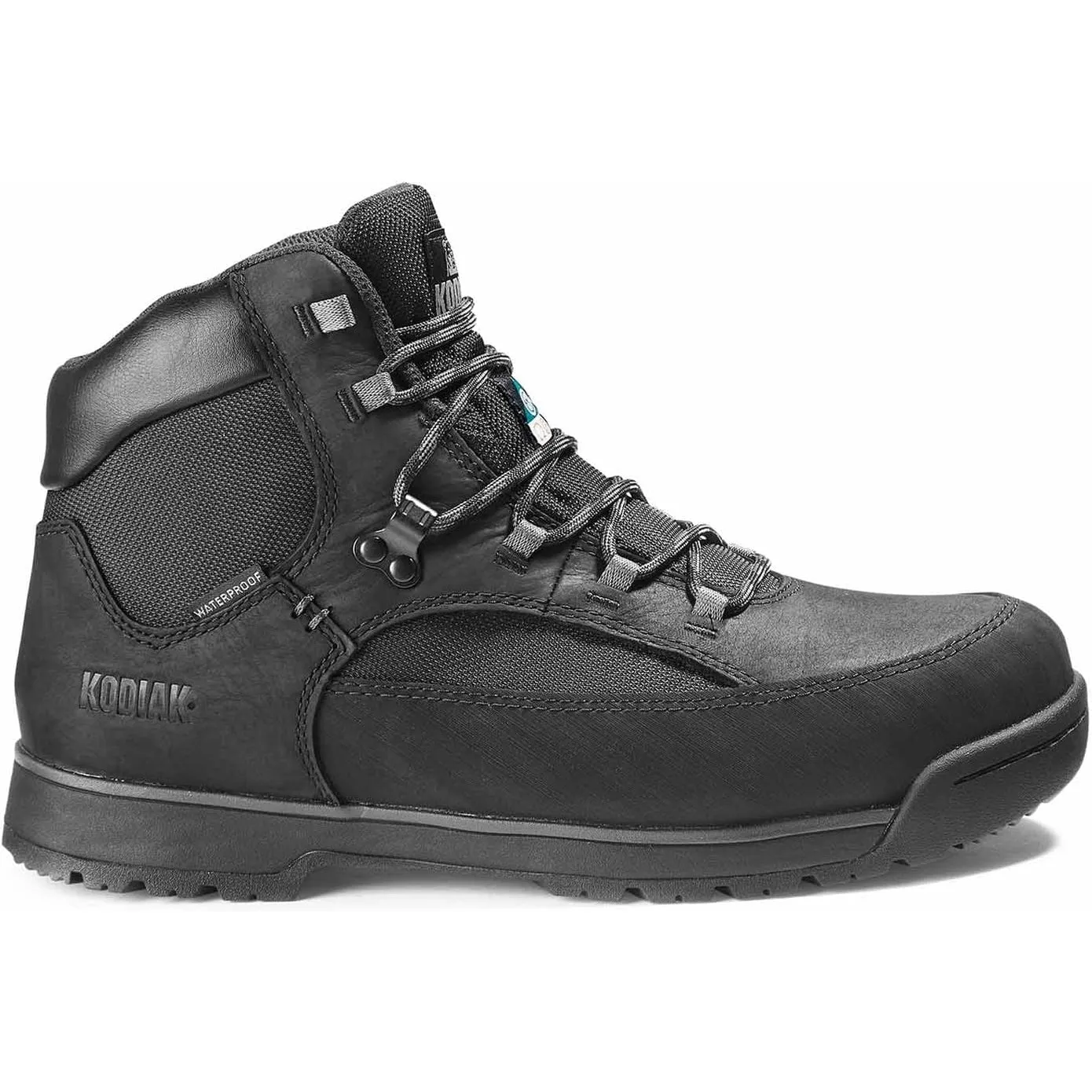 Kodiak Men's Greb Classic Steel Toe WP Hiker Safety Work Boot -Black- 834XBK