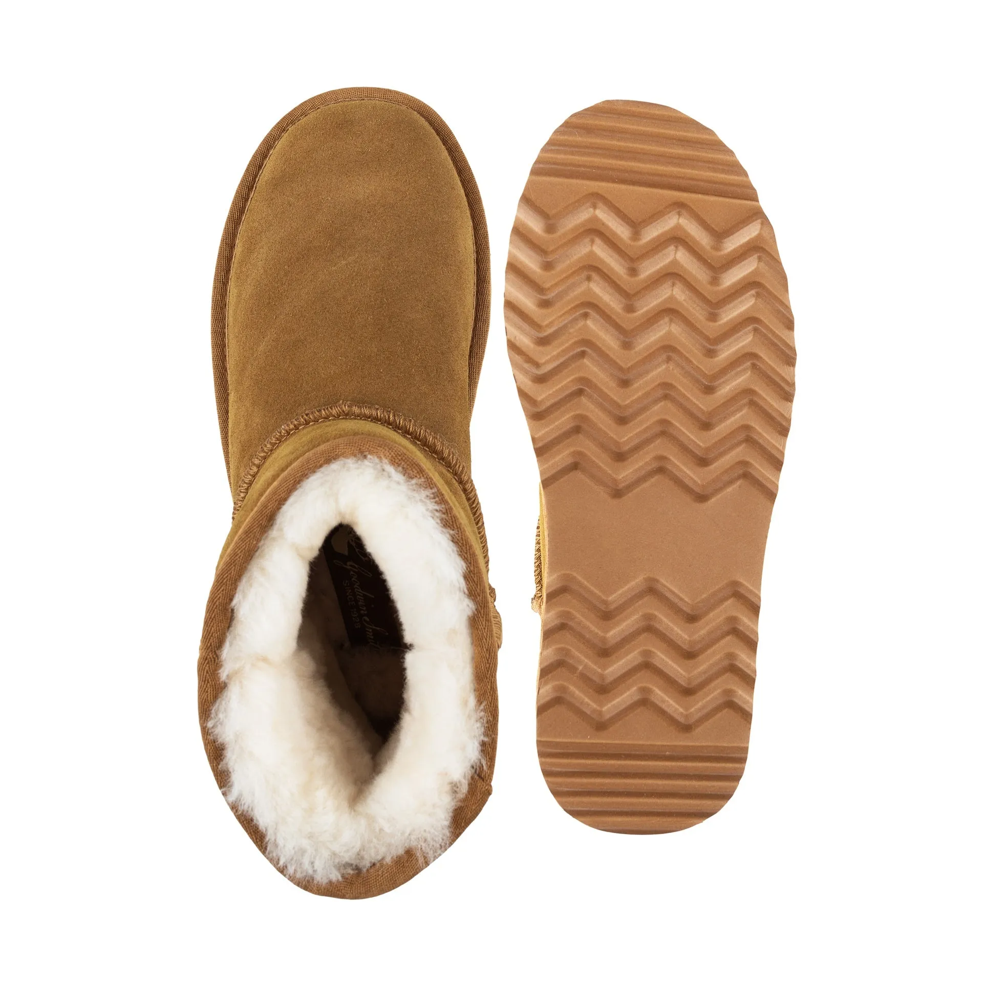 Ladies Lexi Tan Sheepskin Low Boot