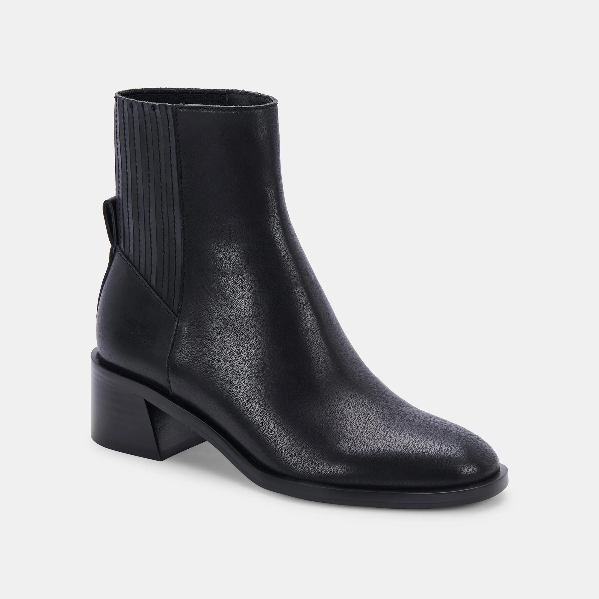 LAYTON BOOTIES ONYX LEATHER