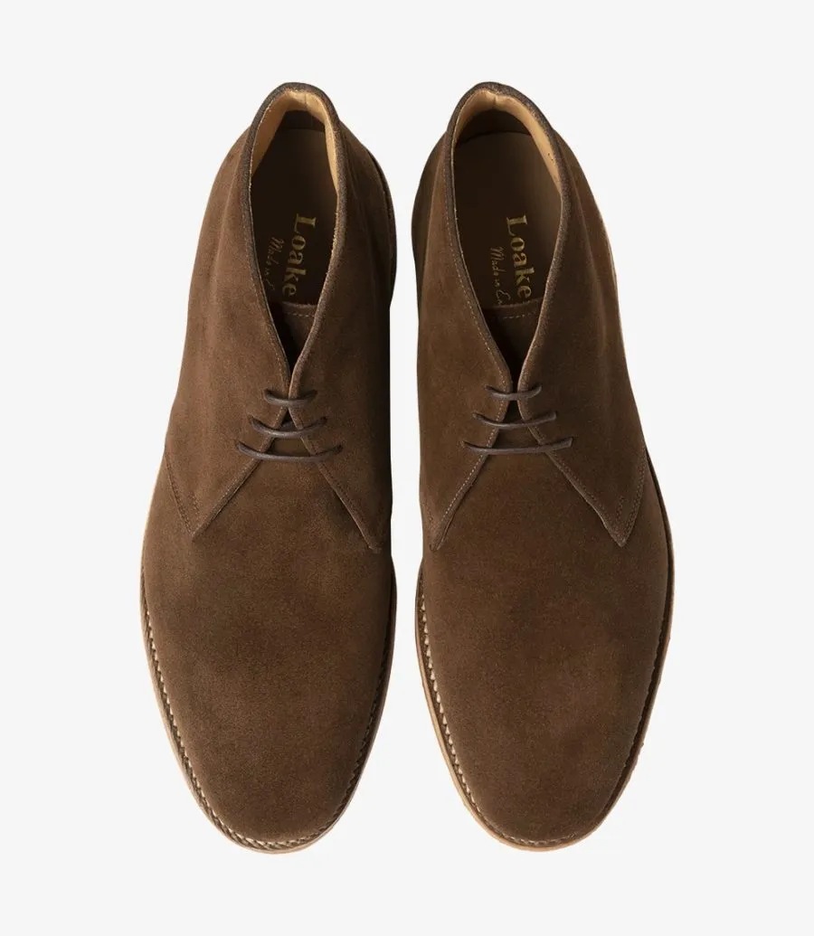 LOAKE Rivington Chukka Boot - Brown Suede