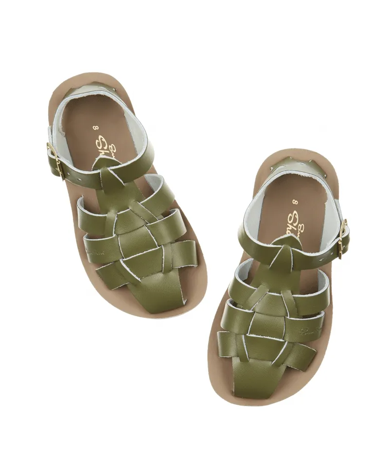 Olive Shark Sandal by Sunsan