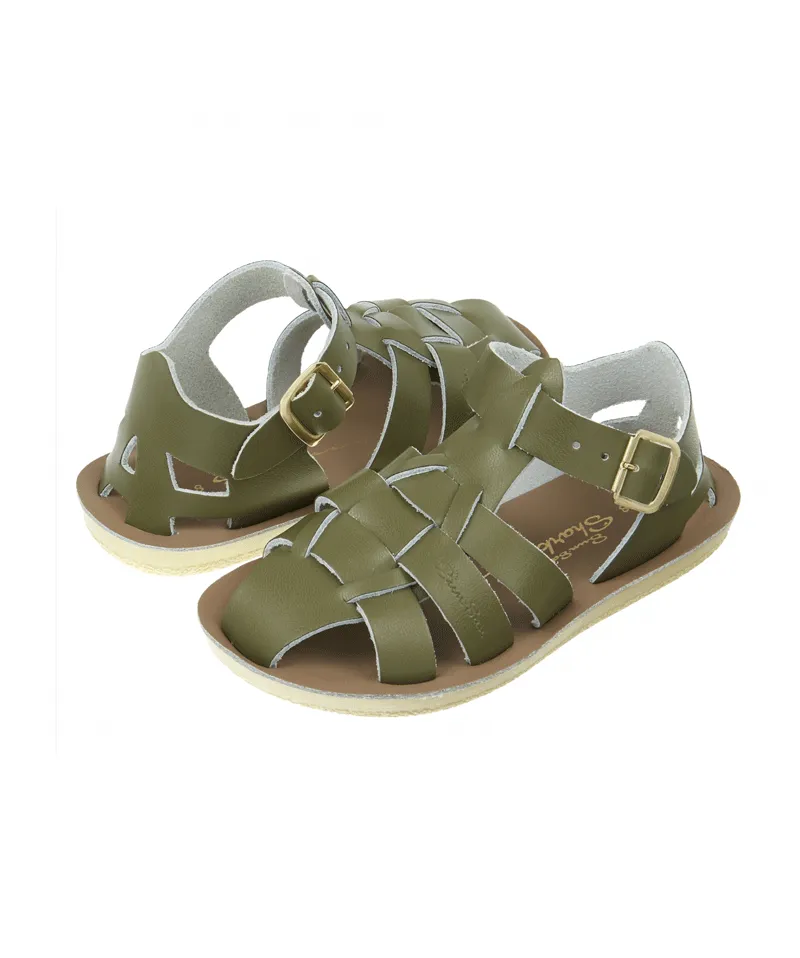 Olive Shark Sandal by Sunsan