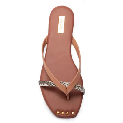 QUPID Hazy Thong Flip Flop Slide Sandal