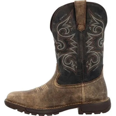 Rocky Men's Legacy 32 11" WP Western Pull On Work Boot Brown RKW0389