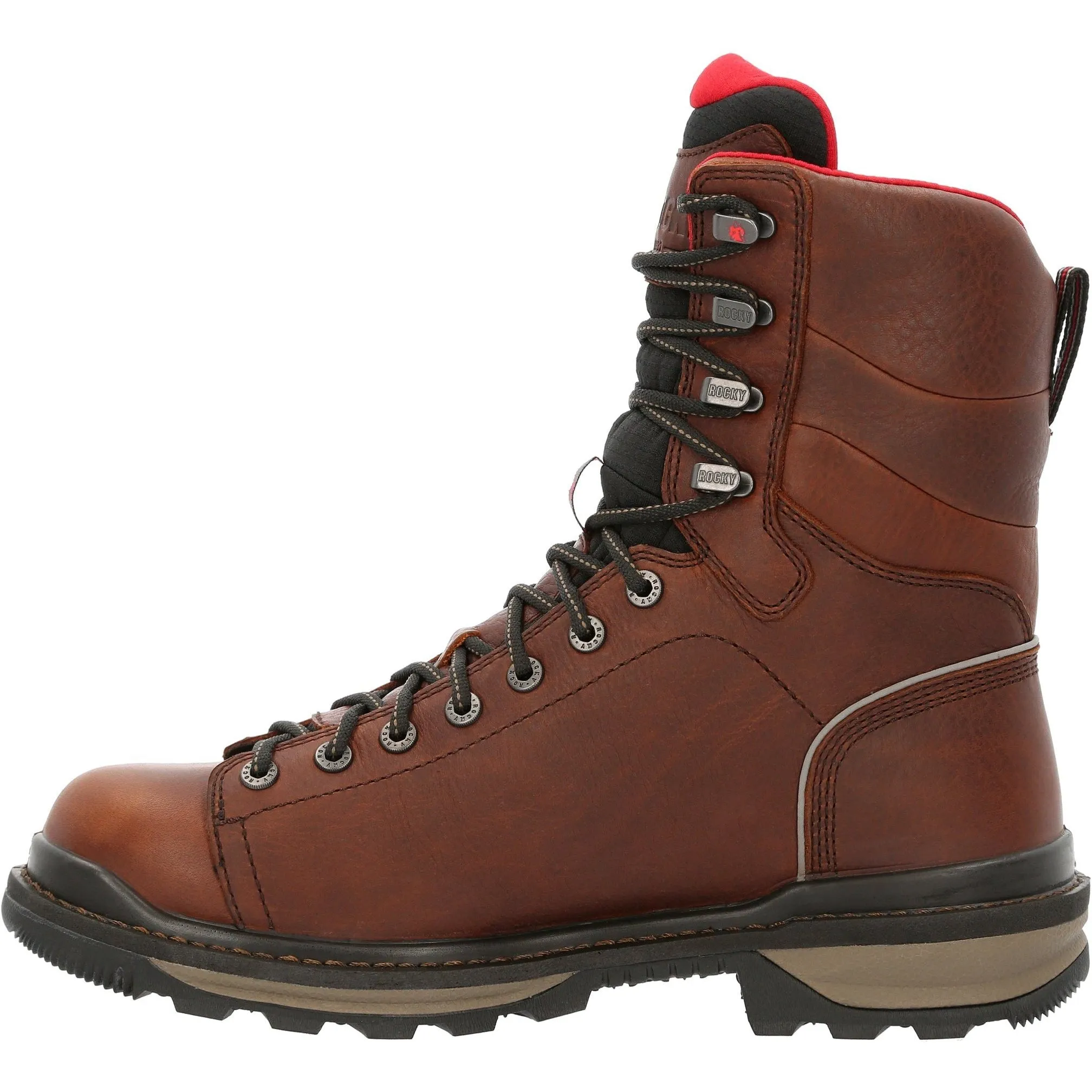 Rocky Men's Rams Horn Lace to Toe 8" Comp Toe WP Work Boot - RKK0352