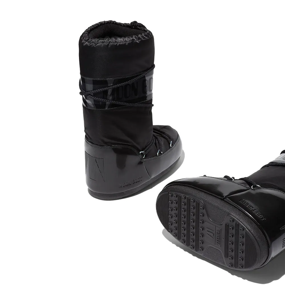 Stivali da Neve Donna MOON BOOT Icon Glance in Raso Black