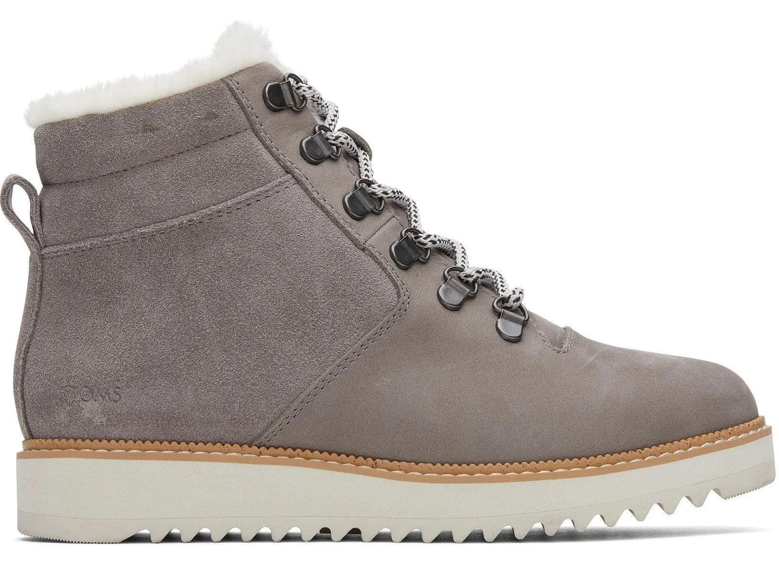 TOMS Mojave Womens Leather Lace Up Ankle Boot